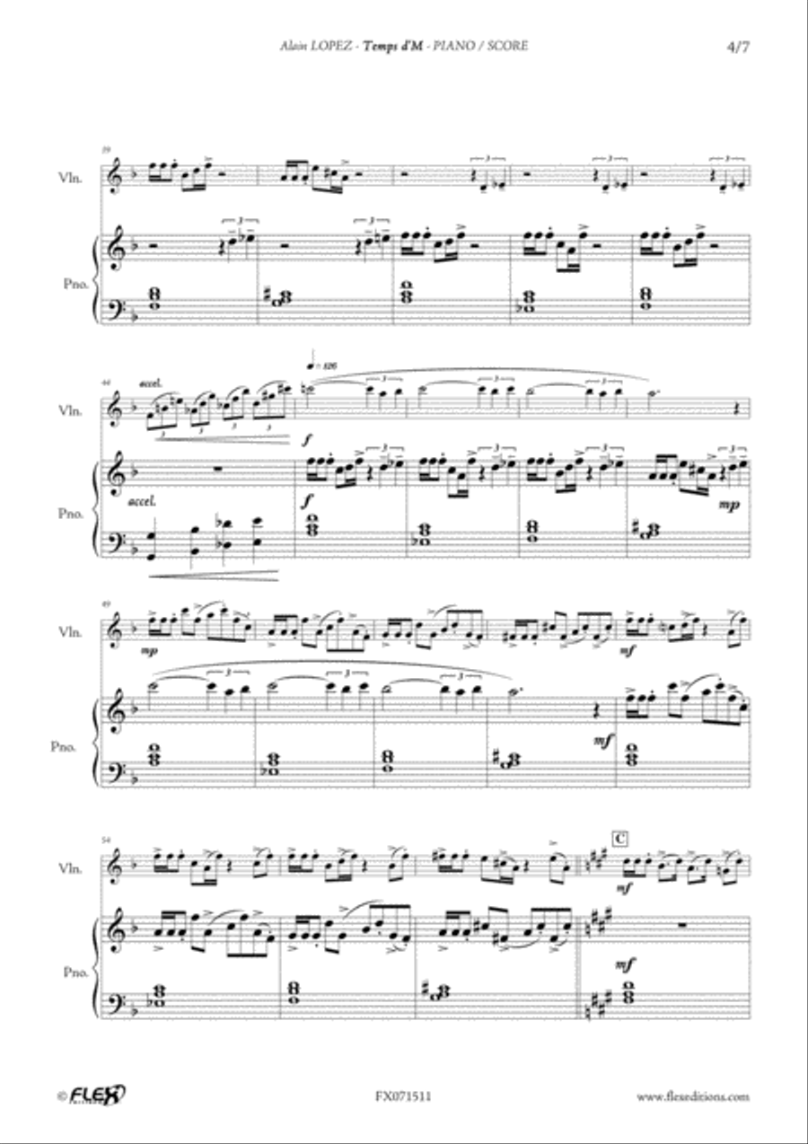 Temps d'M Temps d'M Piano scores gallery preview page 4