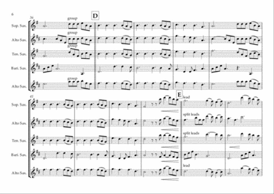 Perfect Woodwind Quartet scores gallery preview page 6