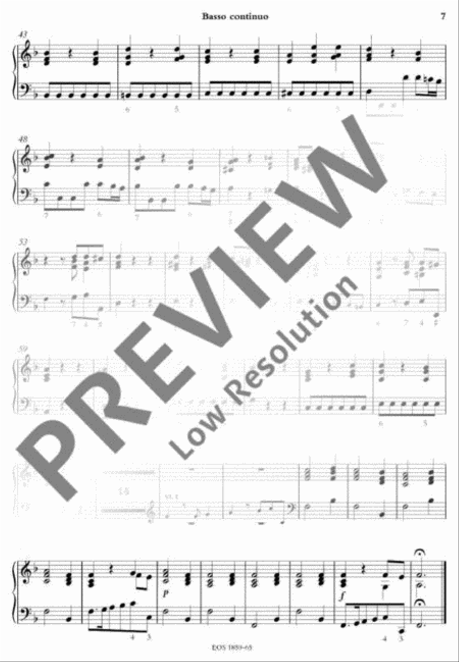Concerto Grosso Concerto Grosso Basso Continuo scores gallery preview page 7