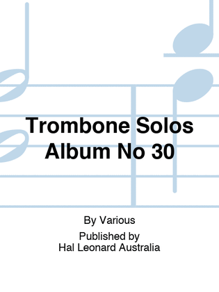 Trombone Solos Album No 30