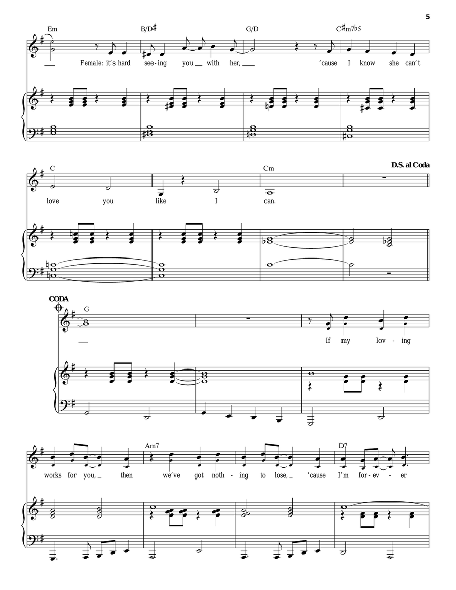 Someday Piano, Vocal scores gallery preview page 5
