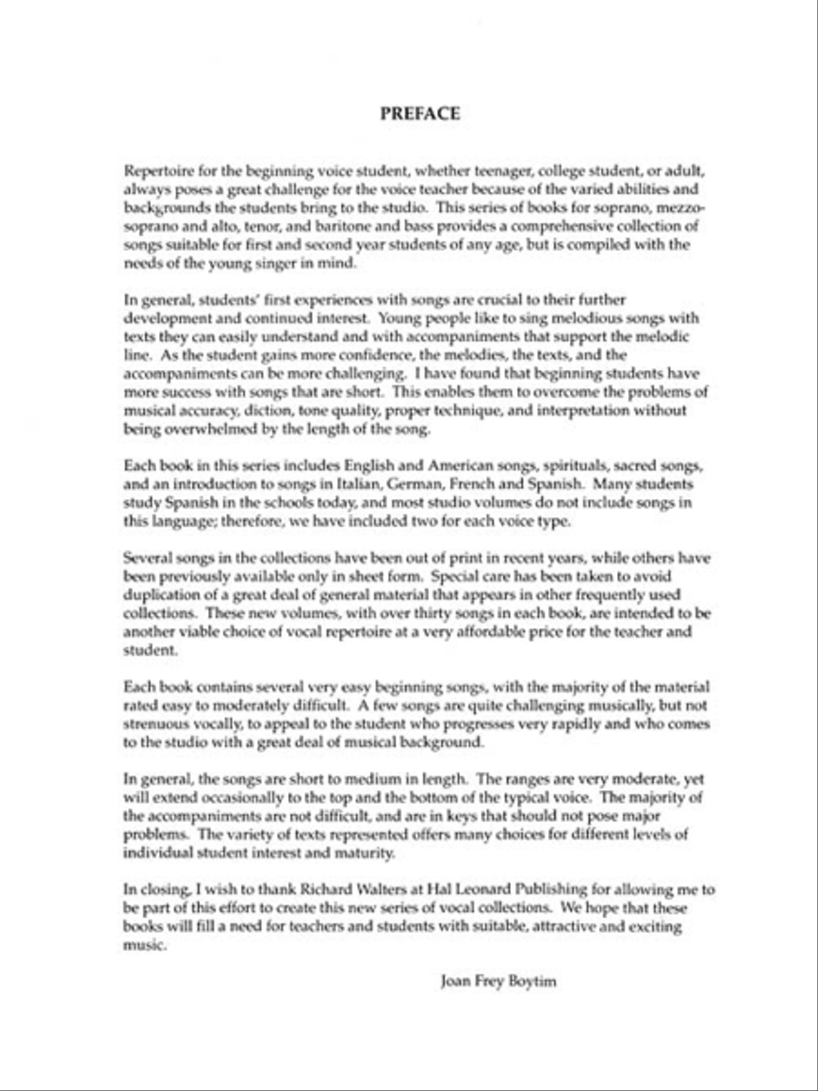 The First Book of Tenor Solos Tenor Voice scores gallery preview page 4