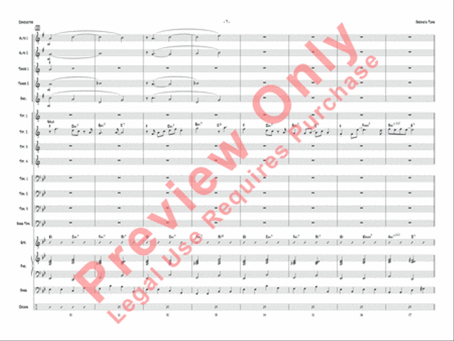 Bernie's Tune Bernie's Tune Jazz Ensemble scores gallery preview page 24