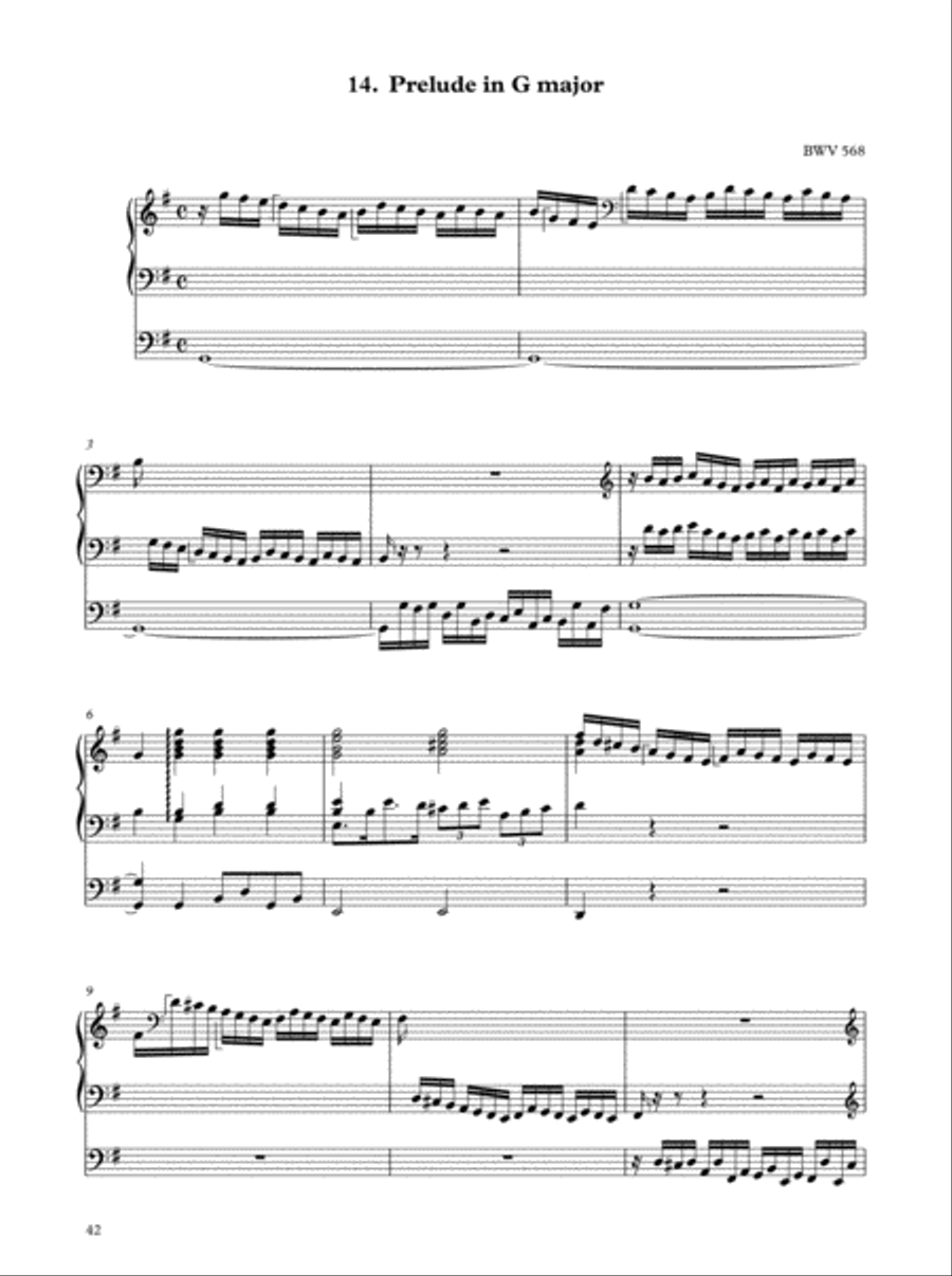 Oxford Bach Books for Organ: Manuals and Pedals, Book 2 Organ scores gallery preview page 7