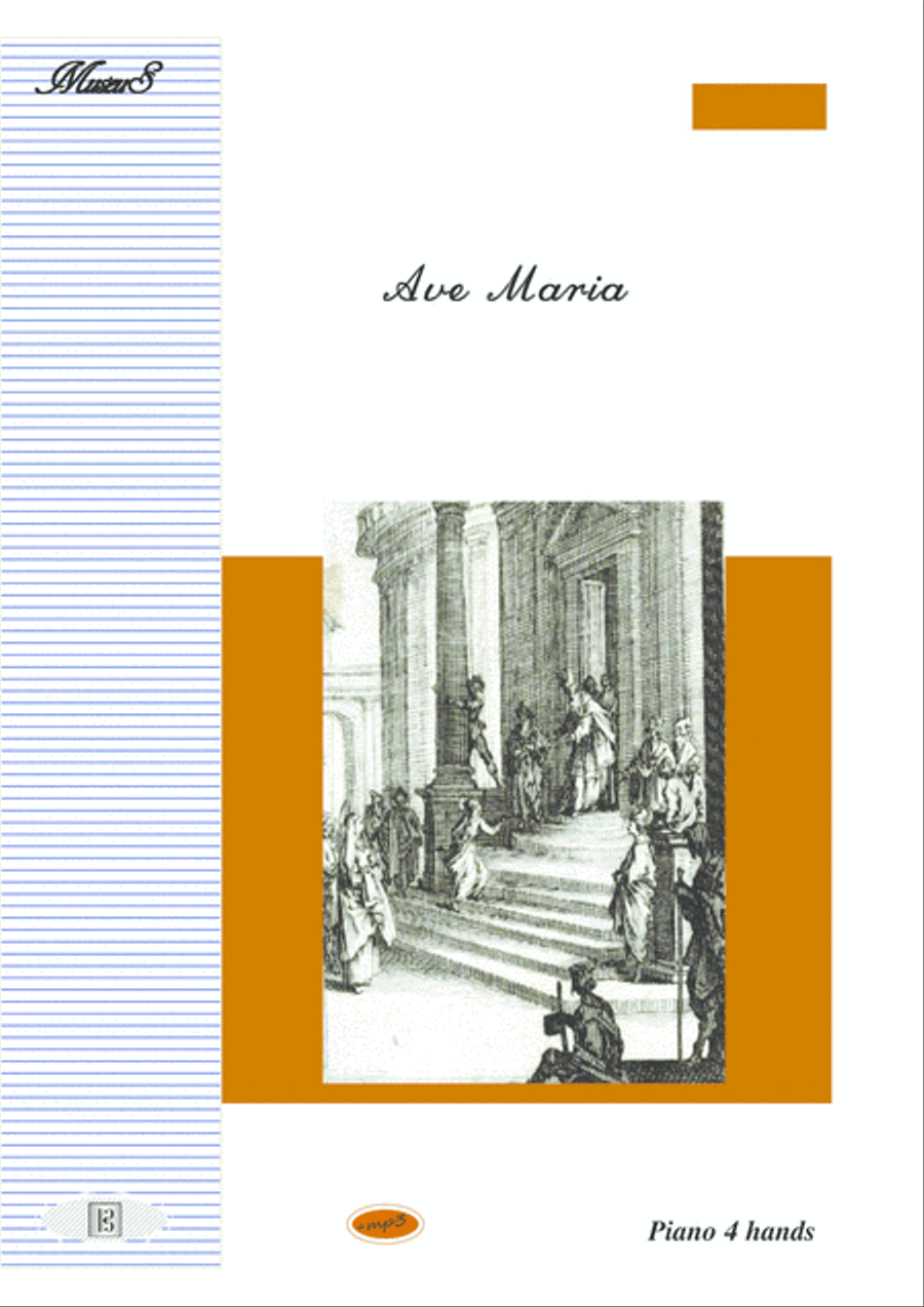 Ave Maria for piano duet 4 hands Ave Maria for piano duet 4 hands 1 Piano, 4-Hands scores gallery preview page 1