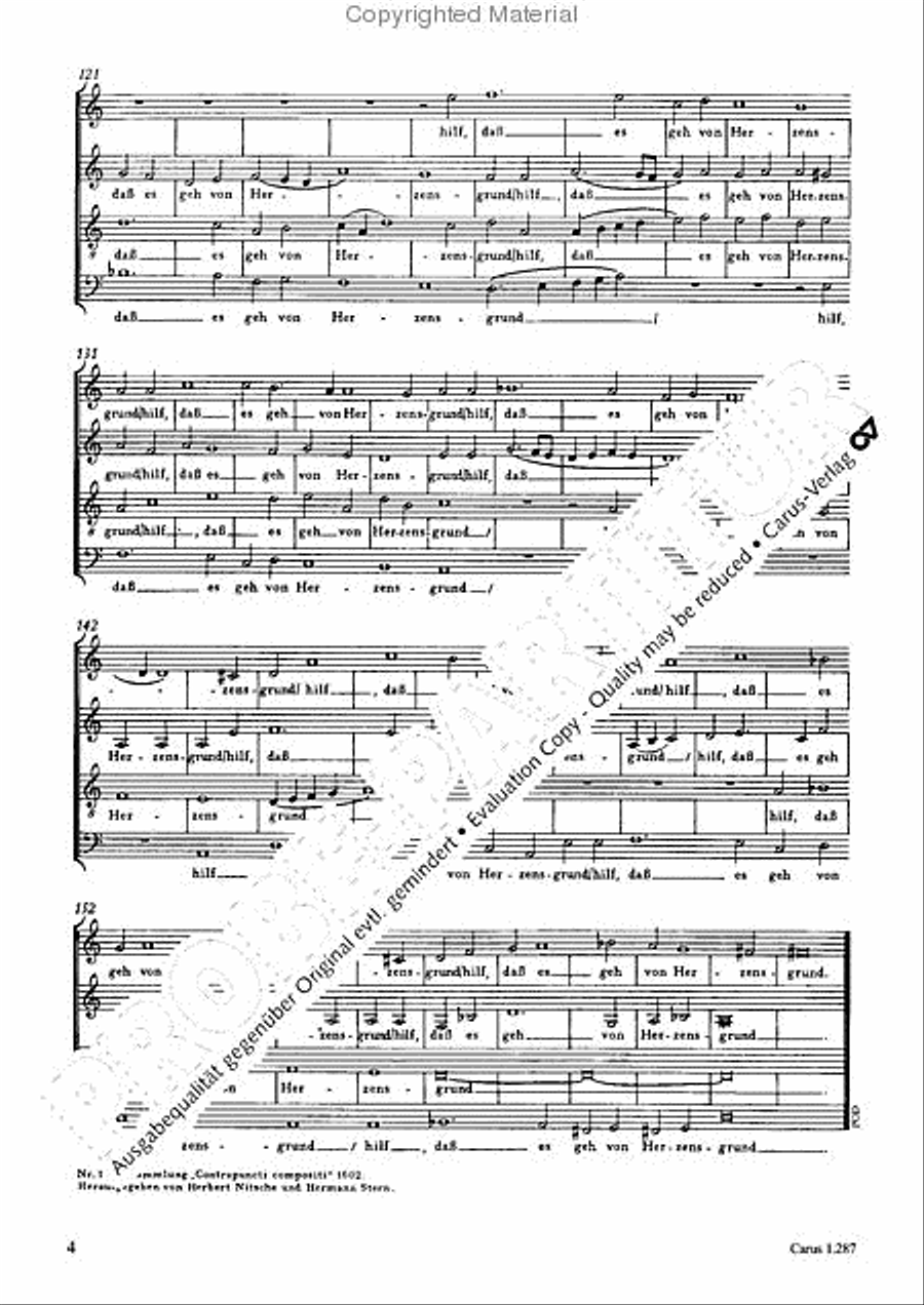 Vater unser im Himmelreich 4-Part scores gallery preview page 5