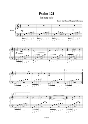 Psalm 121 - lever harp solo