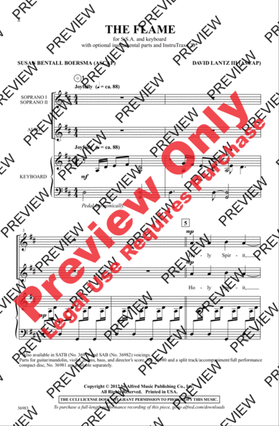 The Flame Women's Choir scores gallery preview page 2