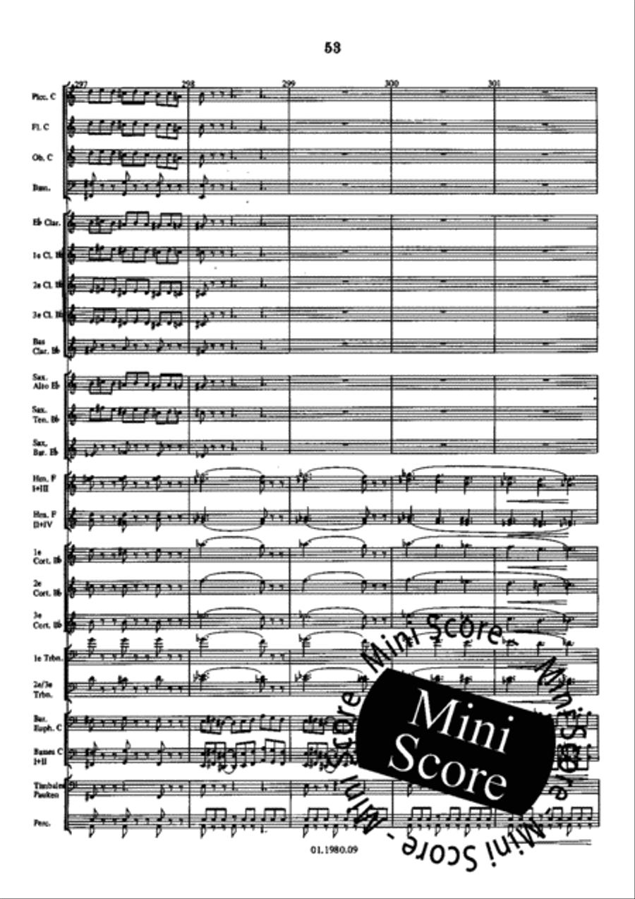 Dynamic Ouverture Dynamic Ouverture Concert Band scores gallery preview page 57