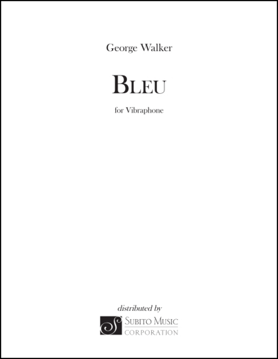 Bleu Percussion scores gallery preview page 1