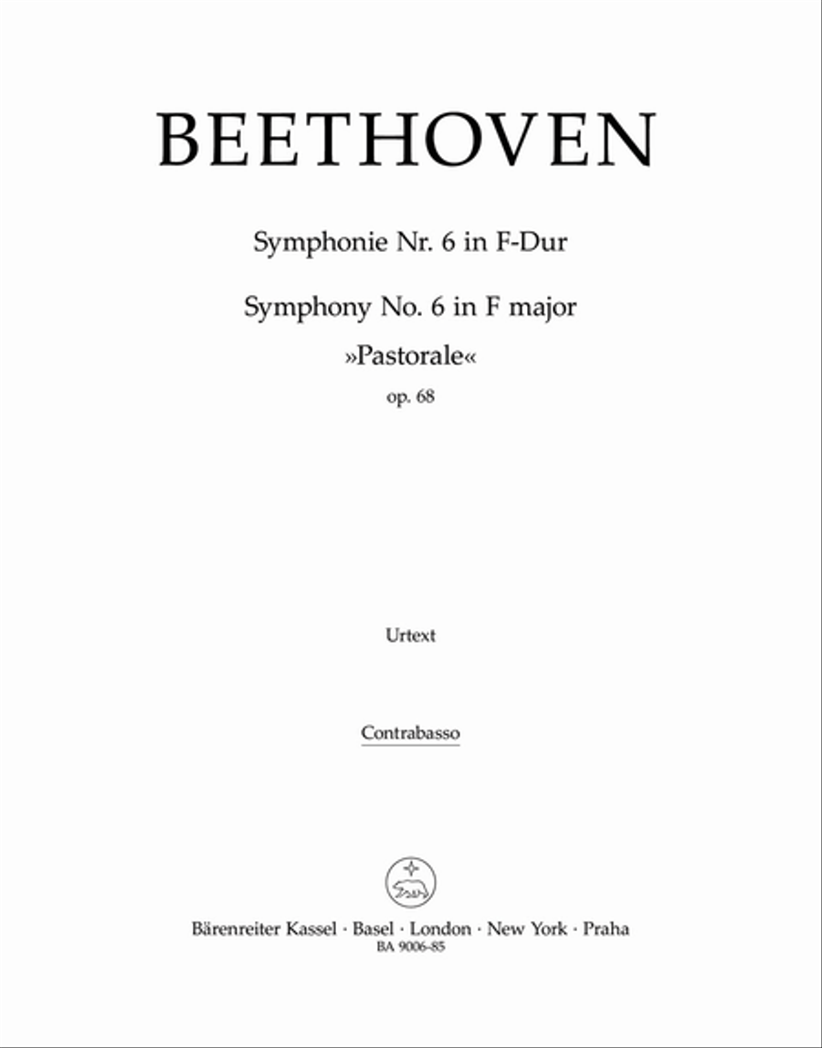 Symphony no. 6 in F major, op. 68 