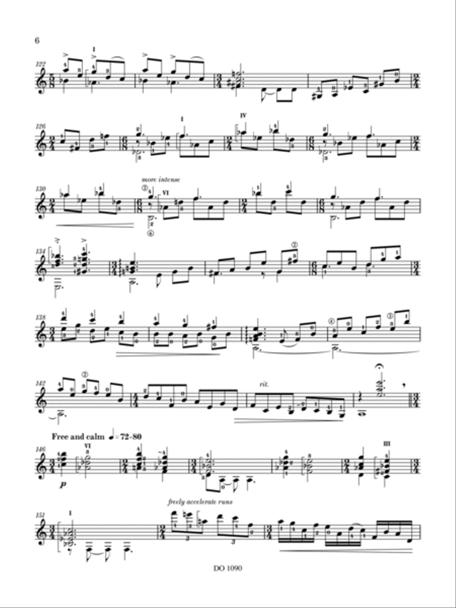 Landmarks Classical Guitar scores gallery preview page 6