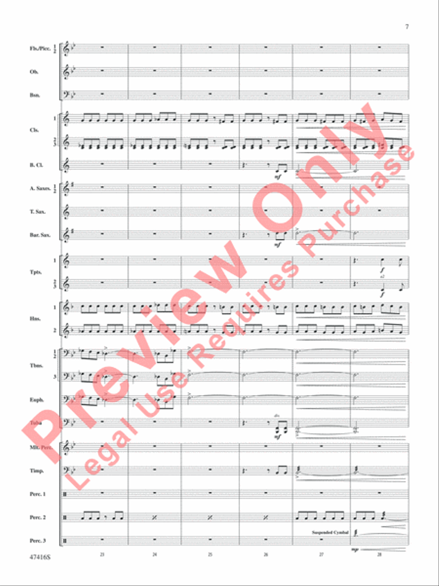 Rogue River Concert Band scores gallery preview page 8