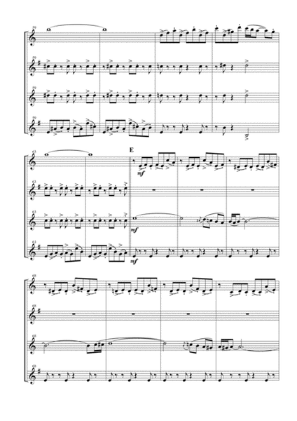 Libertango for Saxophone Quartet image number null