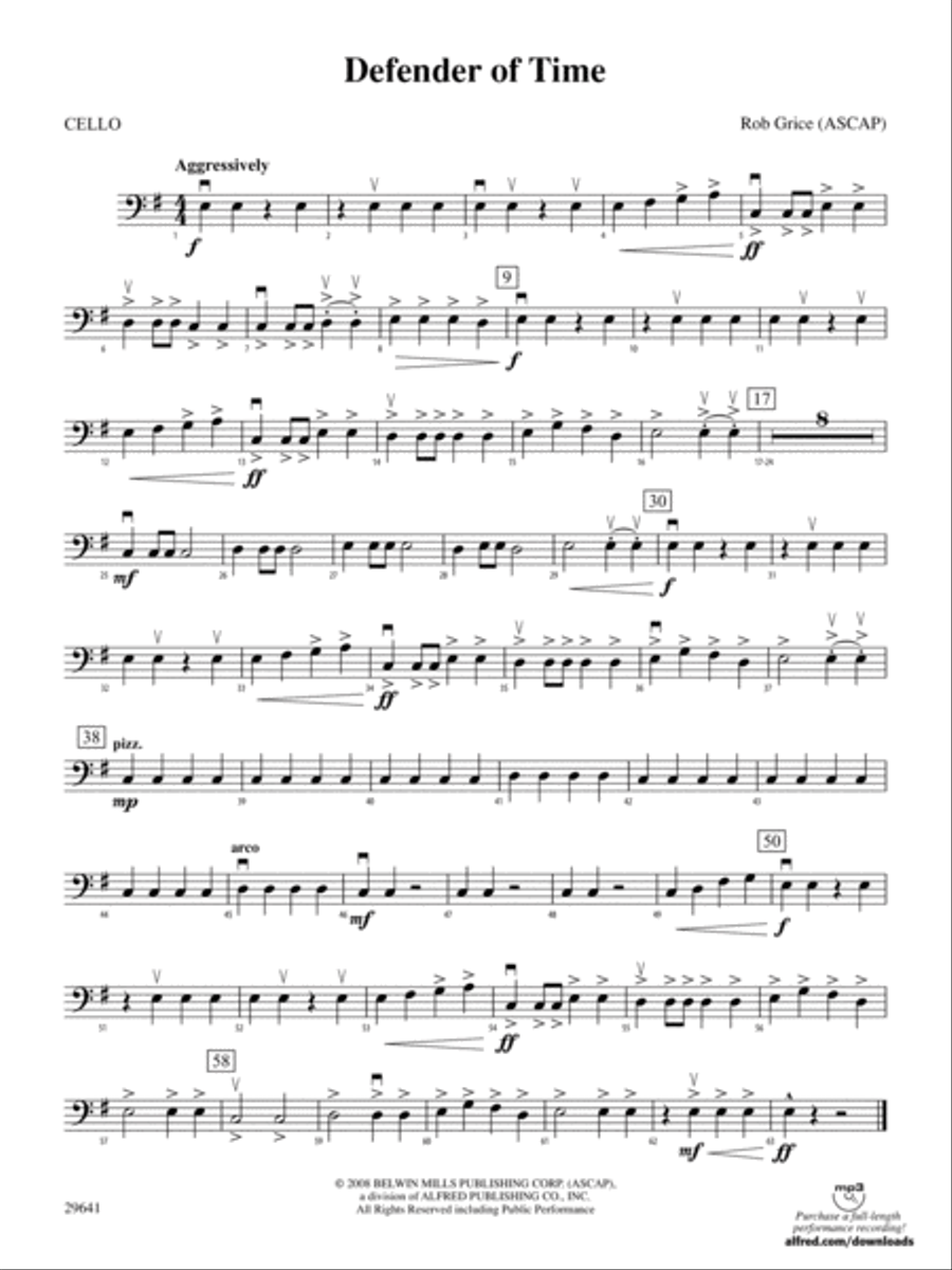 Defender of Time Cello