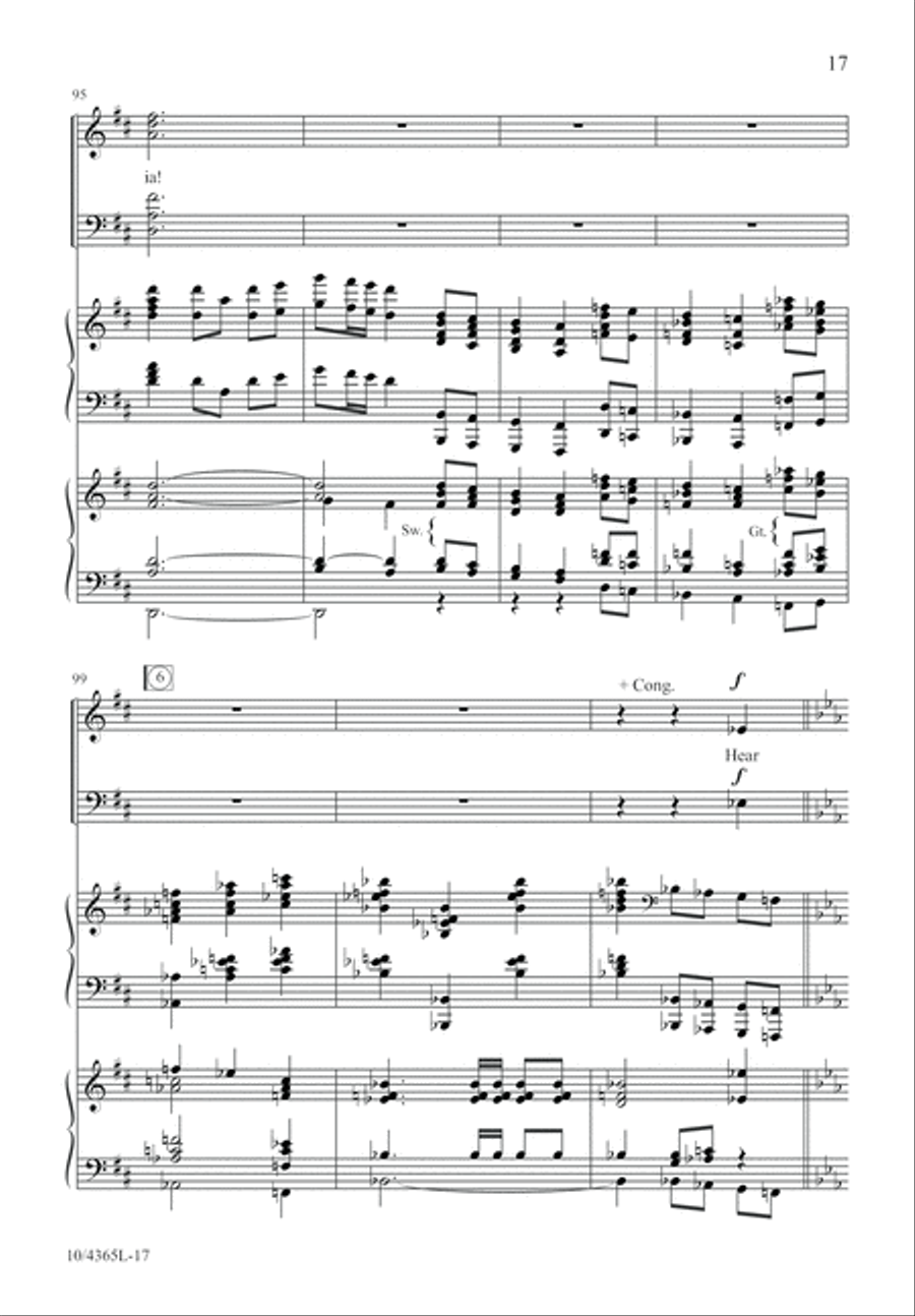 Hear How the Bells of Christmas Play 4-Part scores gallery preview page 17
