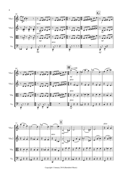 String Quartet No.1 (The New Year!) Movement 3 (Allegro Scherzando) image number null