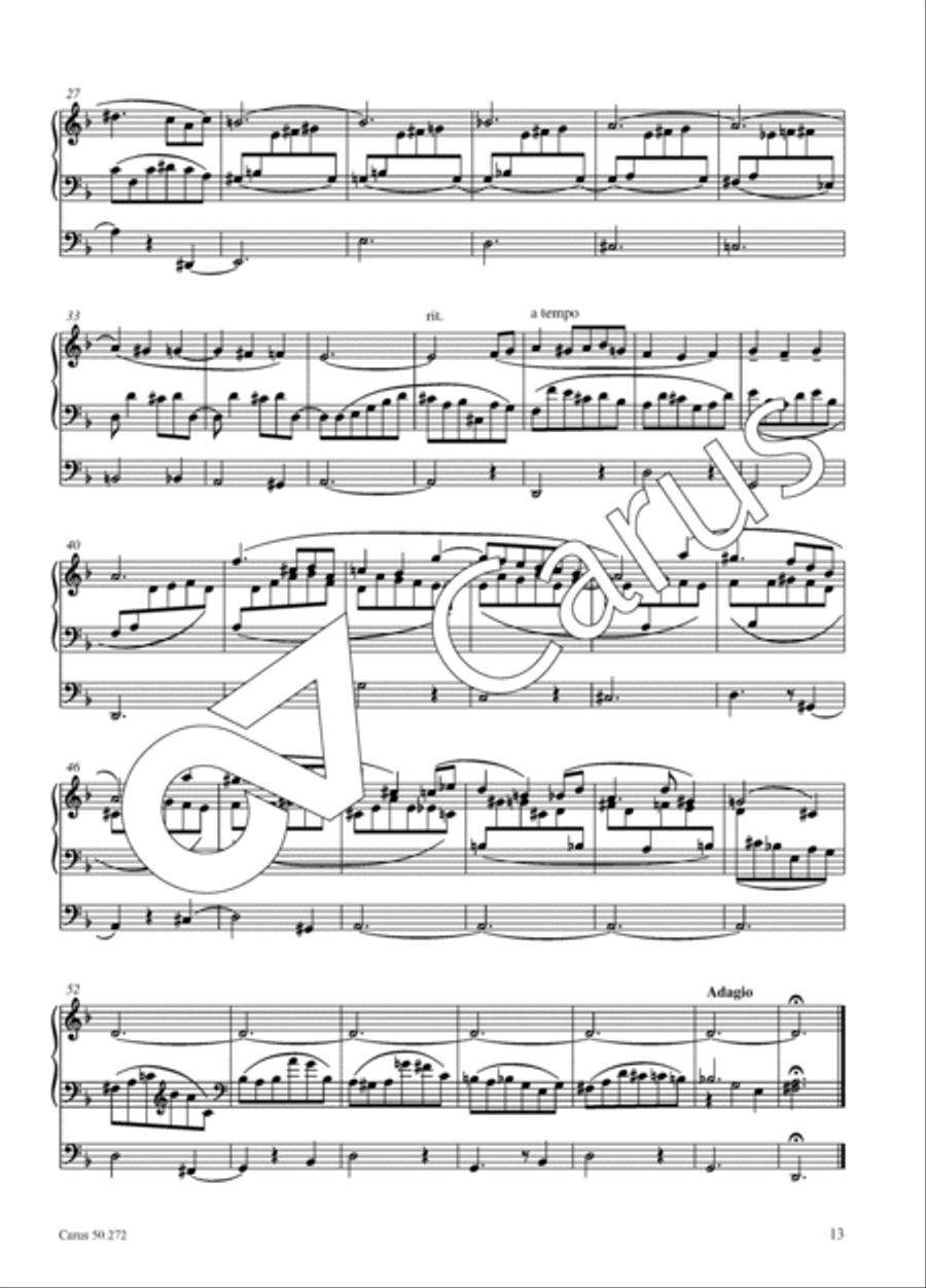 Six short pieces for the organ Organ Solo scores gallery preview page 14