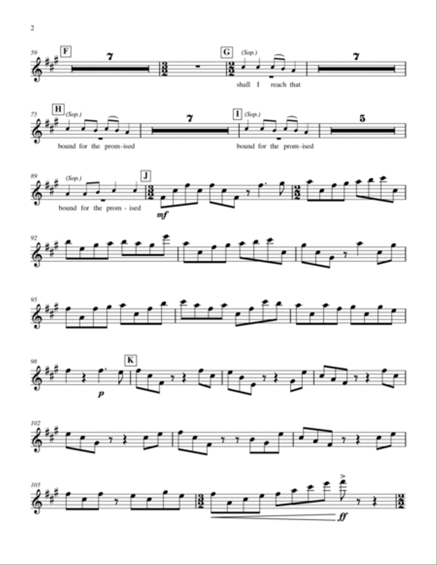 The Promised Land Choir scores gallery preview page 2