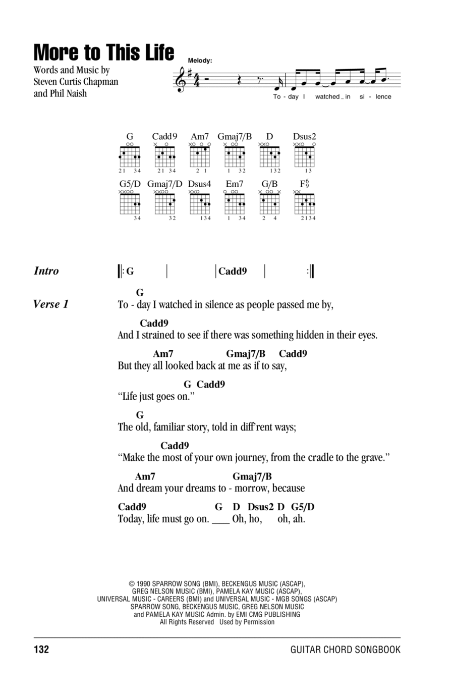 More To This Life More To This Life Easy Guitar scores gallery preview page 1