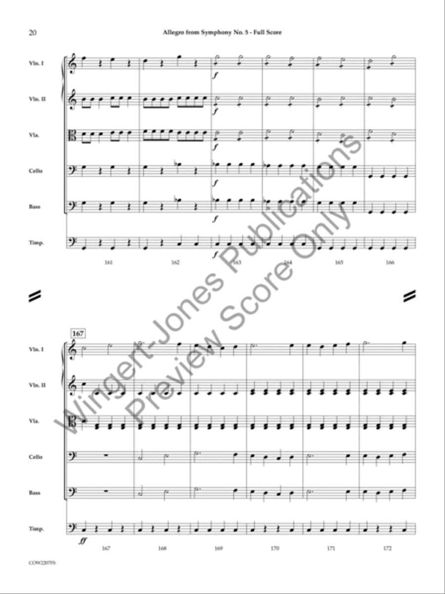 Allegro String Orchestra scores gallery preview page 19