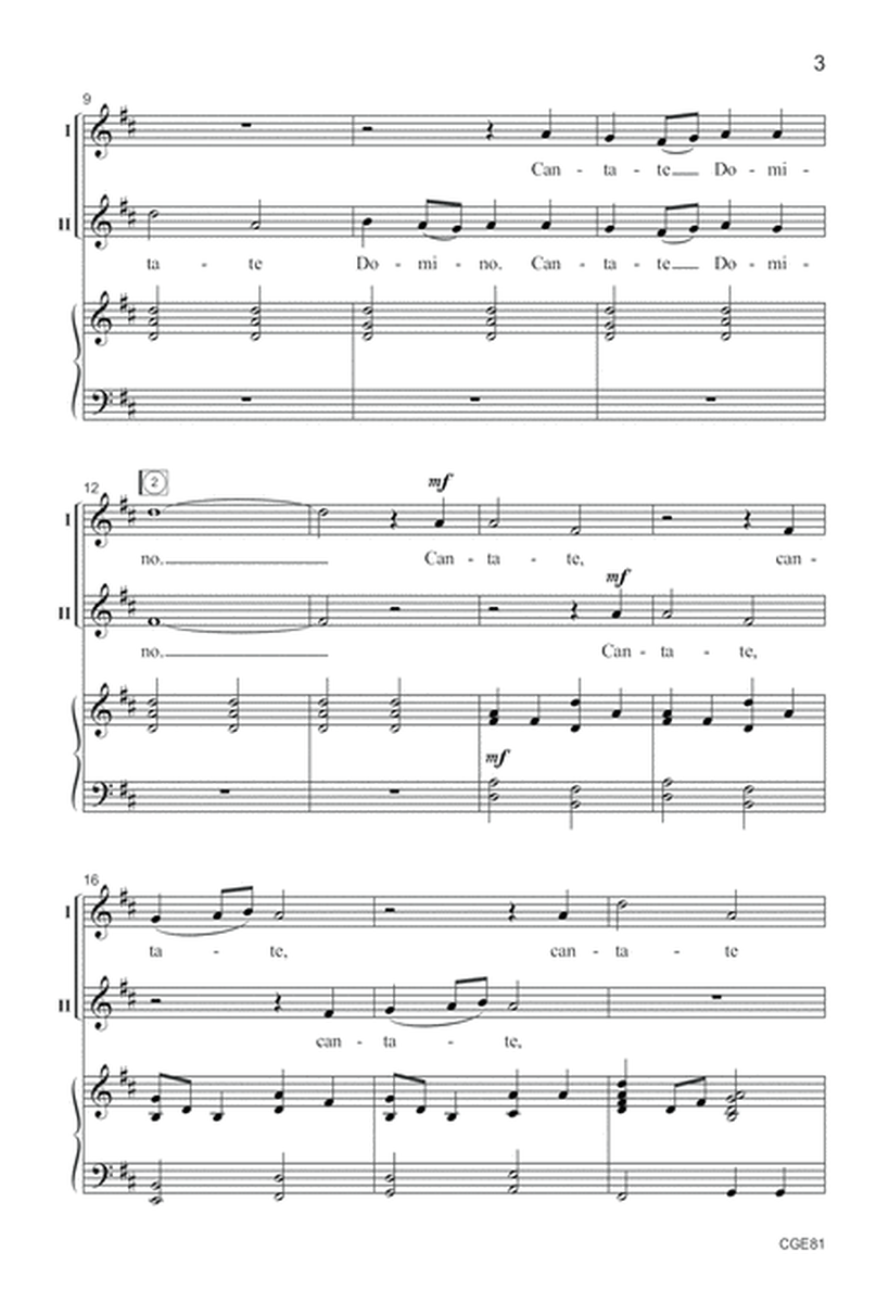 Antiphonal Cantate (Two-part) image number null