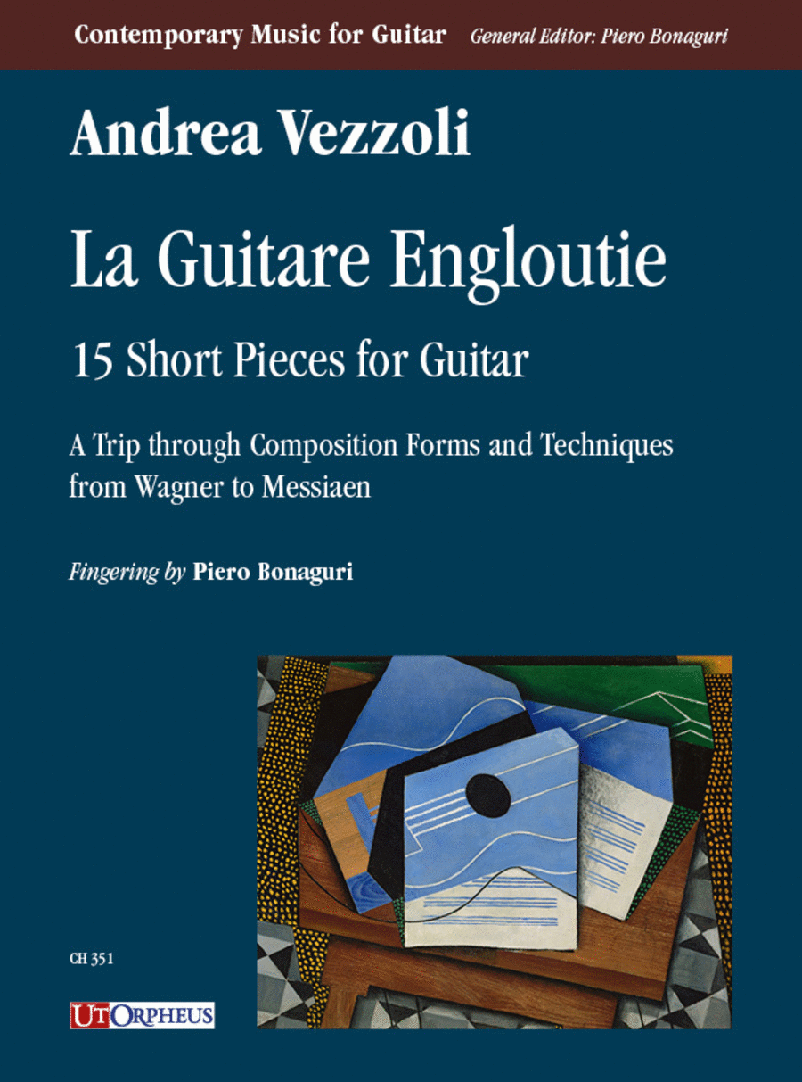 La Guitare Engloutie. 15 Short Pieces for Guitar. A Trip through Composition Forms and Techniques from Wagner to Messiaen Acoustic Guitar scores gallery preview page 1