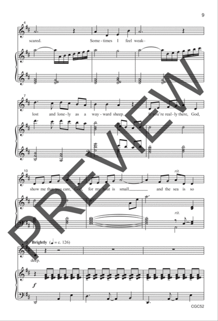 Table for Five Thousand! Preview Kit (Score & CD) Choir scores gallery preview page 3