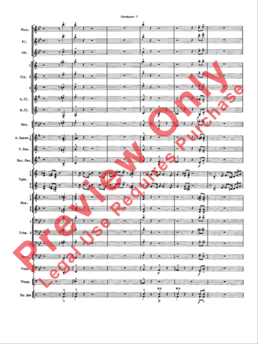 Four of a Kind Four of a Kind Concert Band scores gallery preview page 10