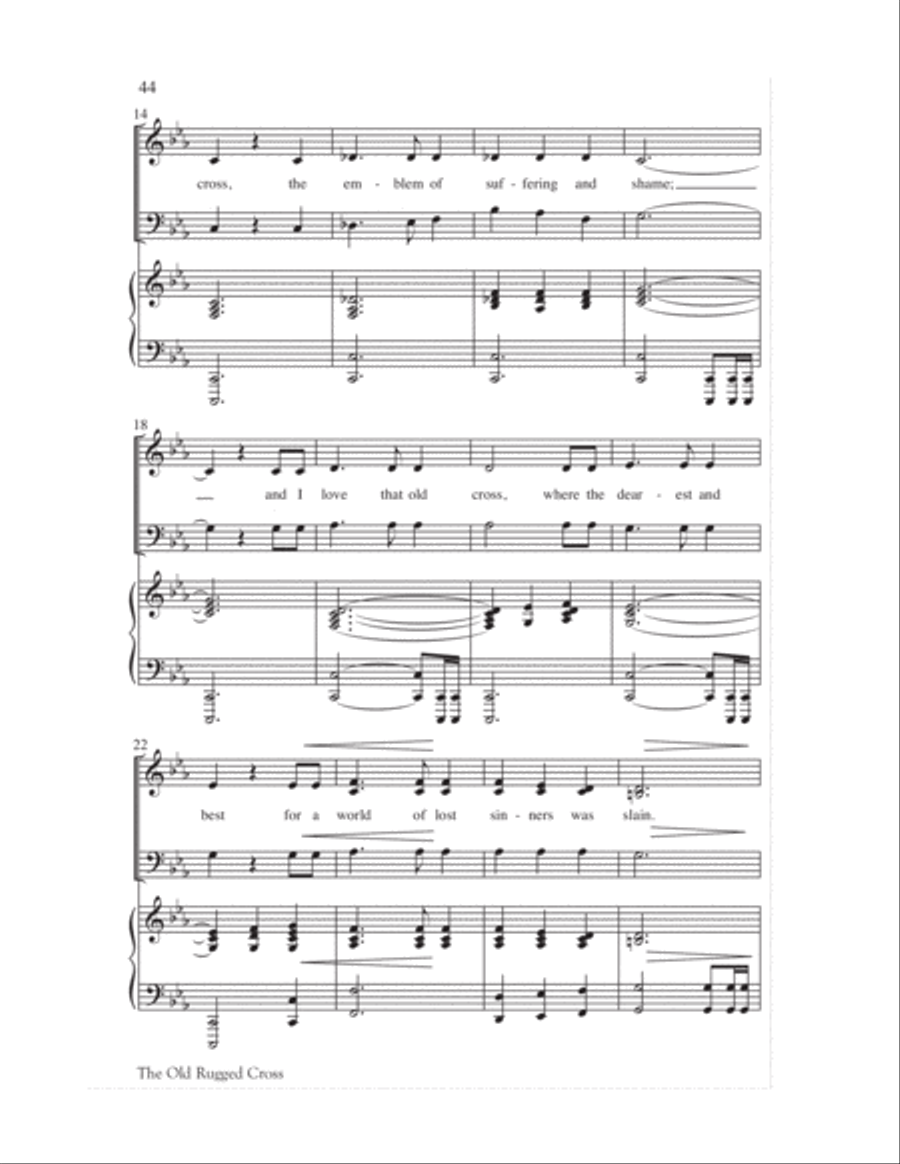 We Remember Calvary (SAB) 3-Part scores gallery preview page 47