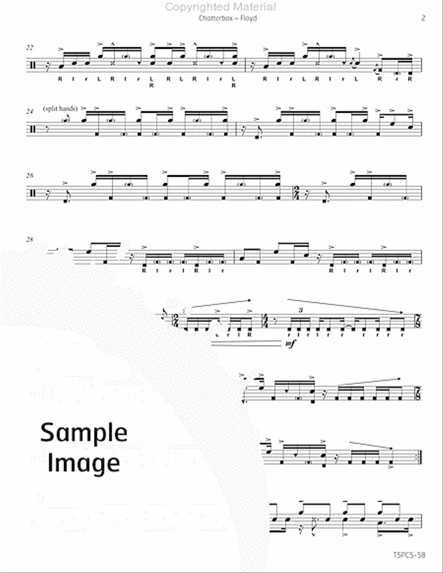 Chatterbox Percussion scores gallery preview page 6