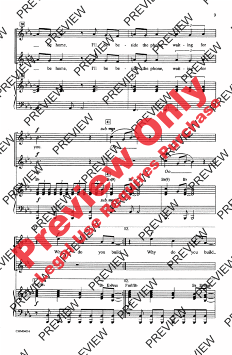 Build Me Up Buttercup 2-Part scores gallery preview page 8