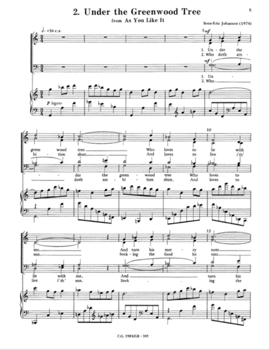 Fancies I (Collection) 4-Part scores gallery preview page 4