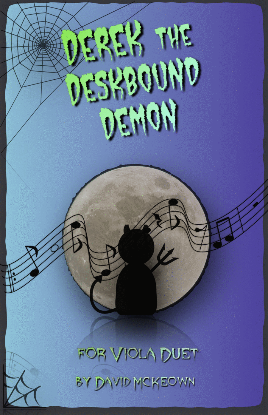 Derek the Deskbound Demon, Halloween Duet for Viola String Duet scores gallery preview page 1