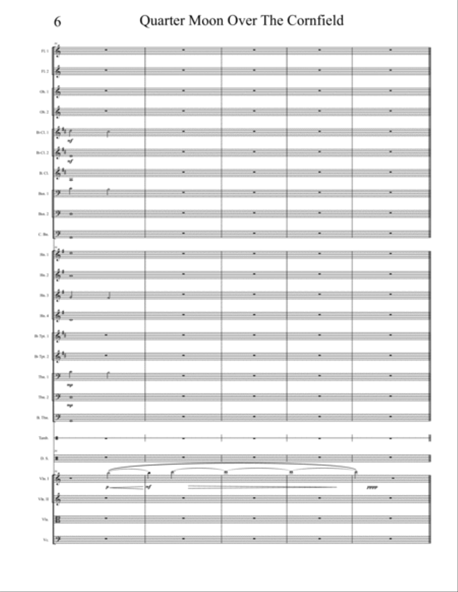 Quarter Moon Over The Cornfield Chamber Orchestra scores gallery preview page 6