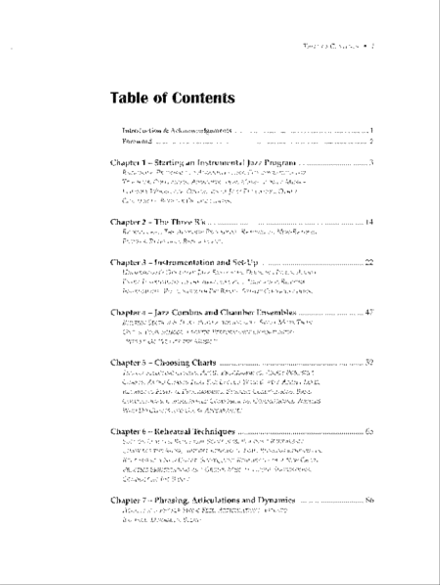 Jazz Educator's Handbook, The (Text & MP3's) Jazz Ensemble scores gallery preview page 2