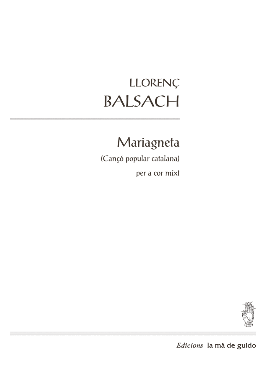 Mariagneta Choir scores gallery preview page 1