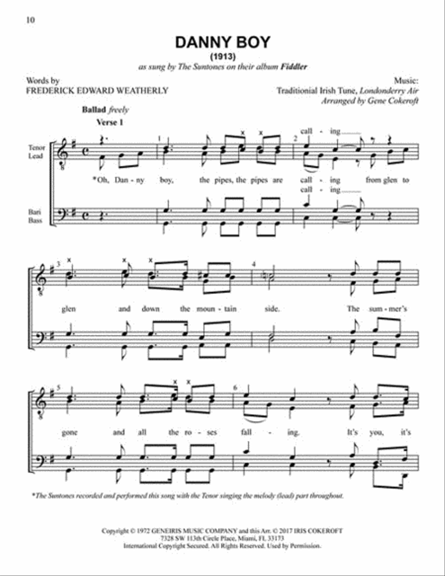 Best of the Suntones Songbook TTBB scores gallery preview page 3