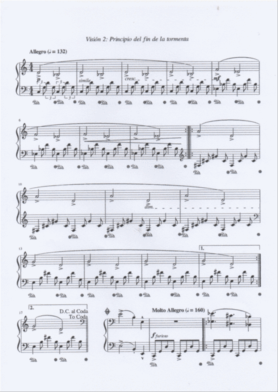 Llanura gélida - 3 Visiones Piano Solo scores gallery preview page 4