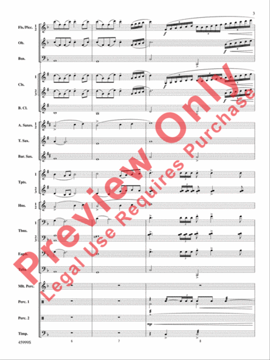 The Blue Ridge The Blue Ridge Concert Band scores gallery preview page 4