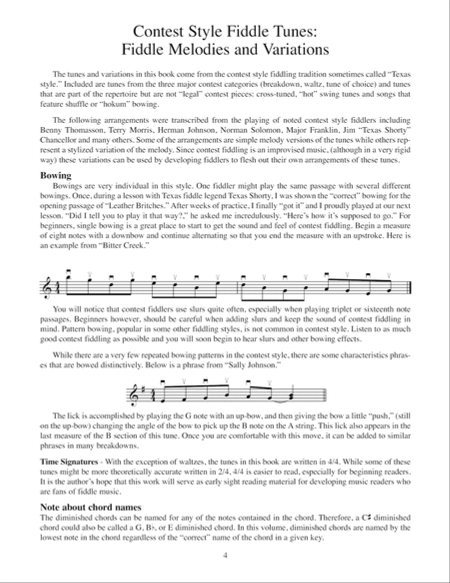 Anthology of Contest Fiddle Tunes Violin scores gallery preview page 5