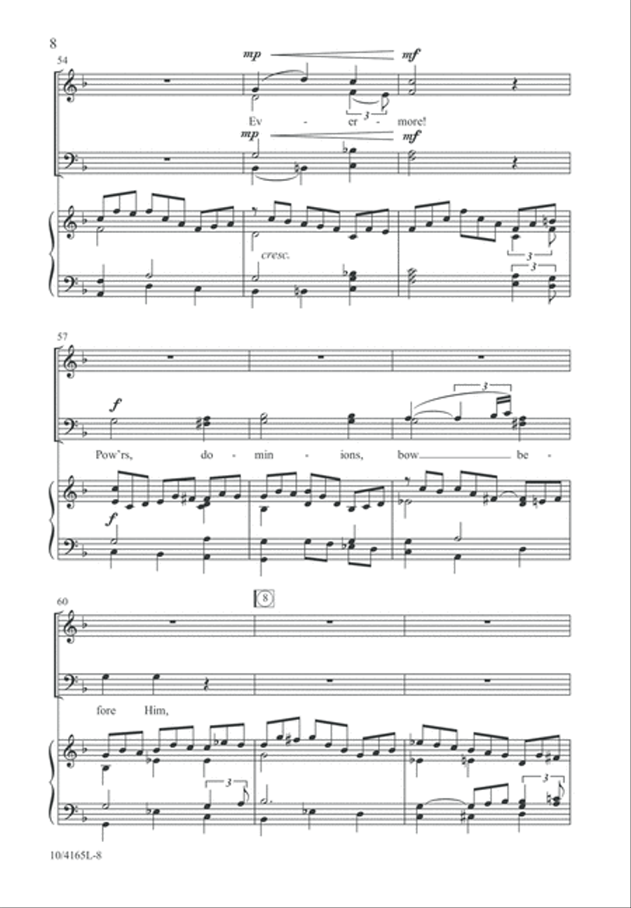 Joy of Every Longing Heart 4-Part scores gallery preview page 9