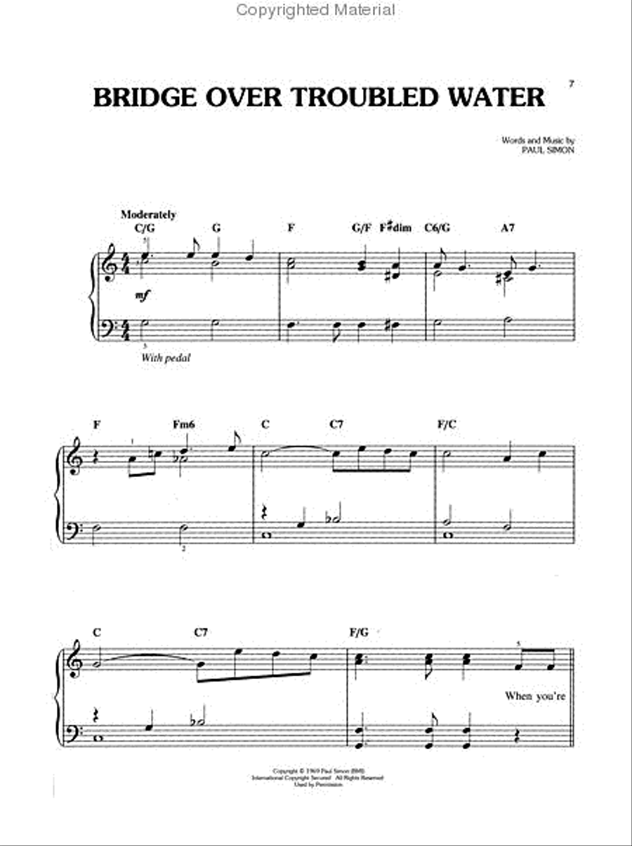 Paul Simon for Easy Piano Easy Piano scores gallery preview page 3