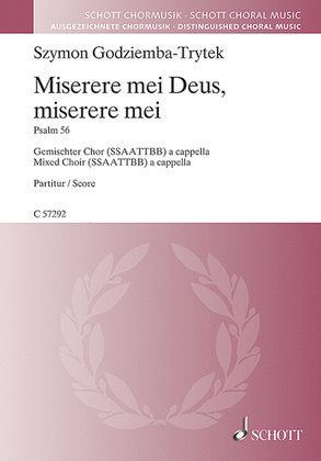 Book cover for Miserere mei Deus, miserere mei