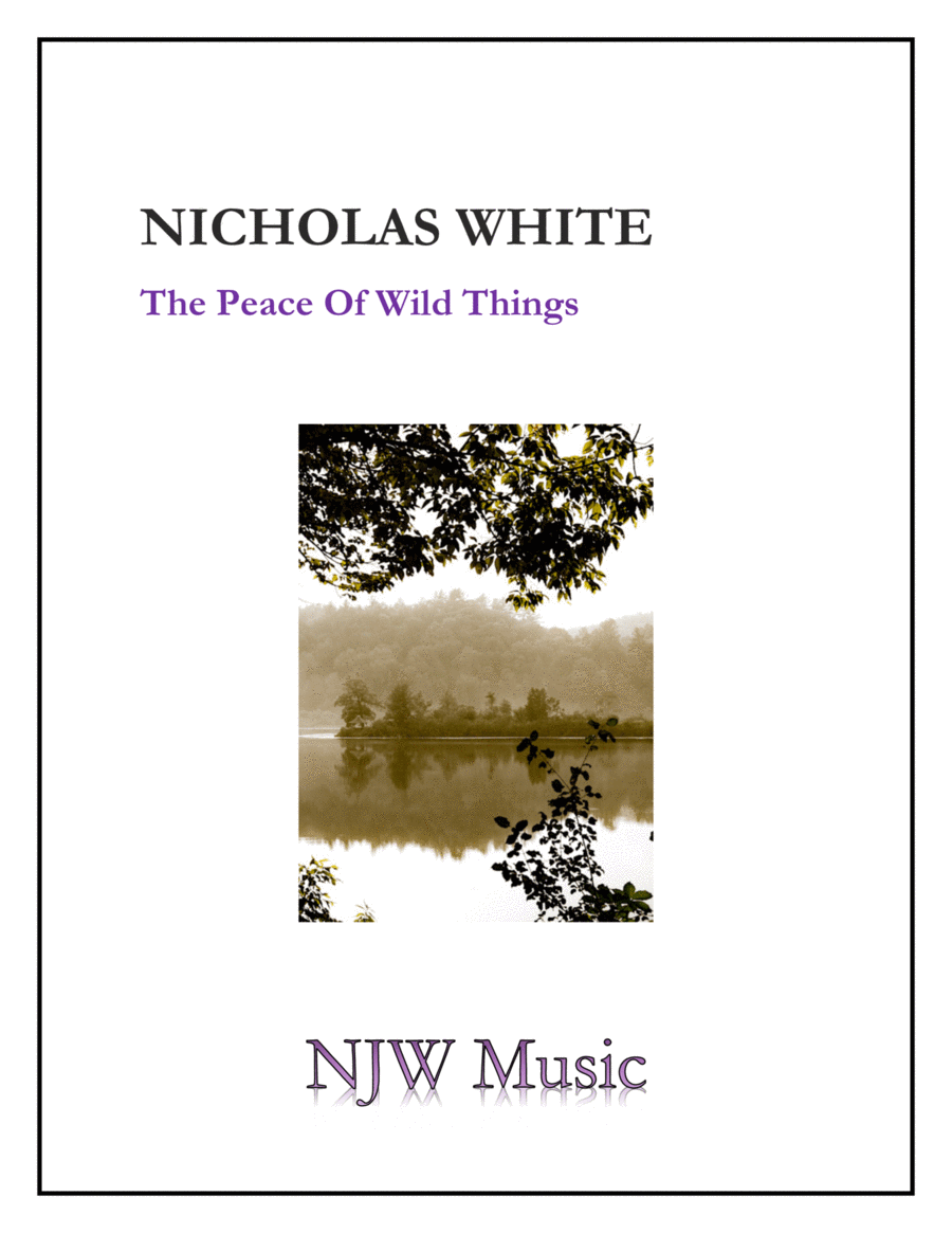 The Peace Of Wild Things 4-Part scores gallery preview page 1