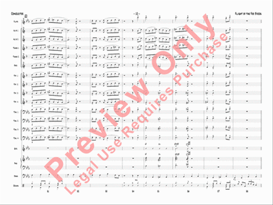 Flight of the Foo Birds Jazz Ensemble scores gallery preview page 13