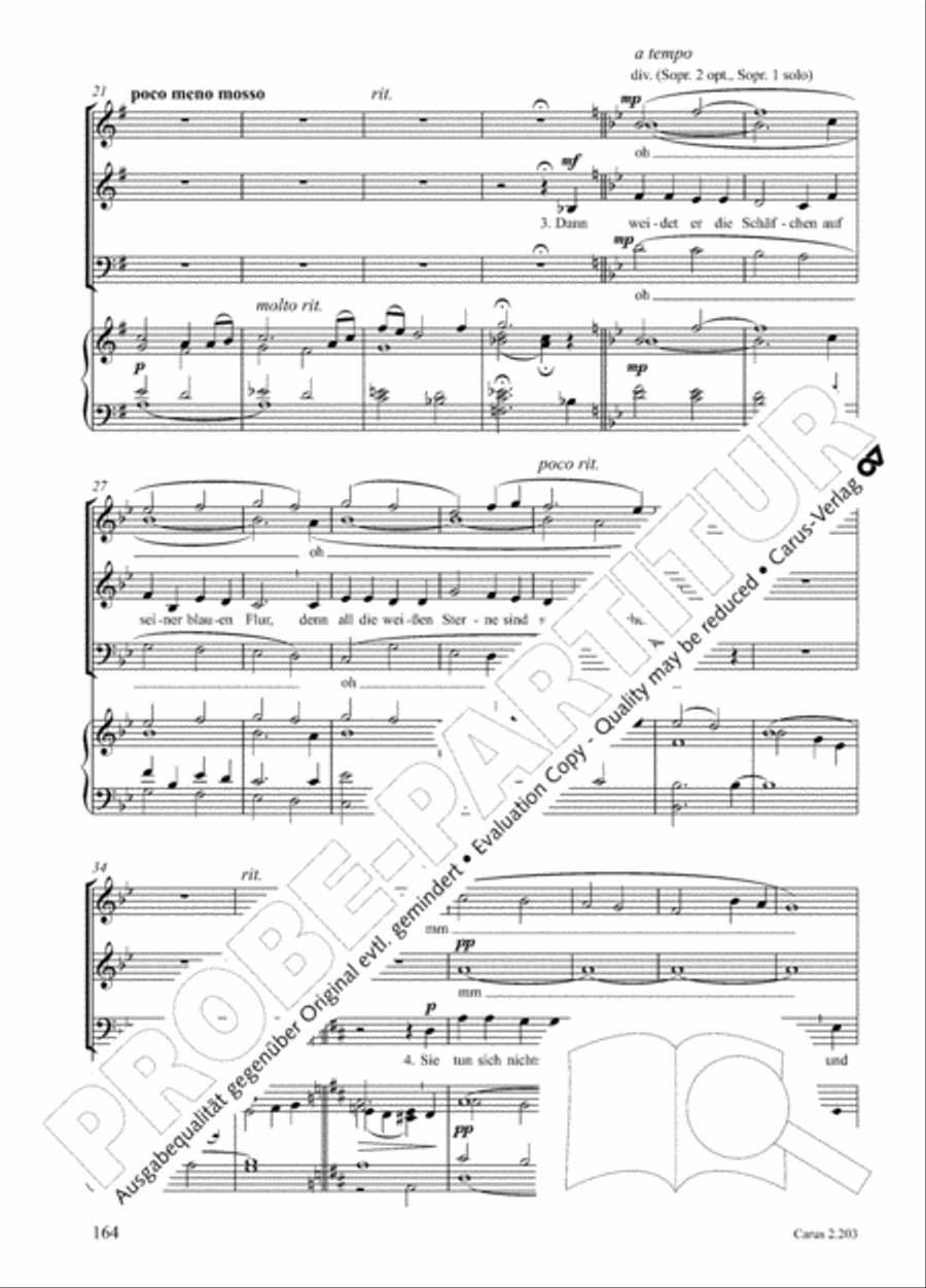 Loreley. Folk songs for choir (Loreley. Volkslieder fur Chor) Choir scores gallery preview page 167