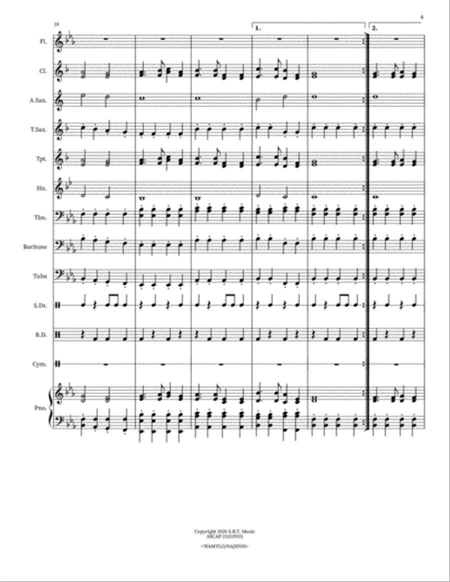 Bayside March Concert Band scores gallery preview page 4