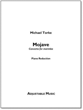 Book cover for Mojave (piano reduction)