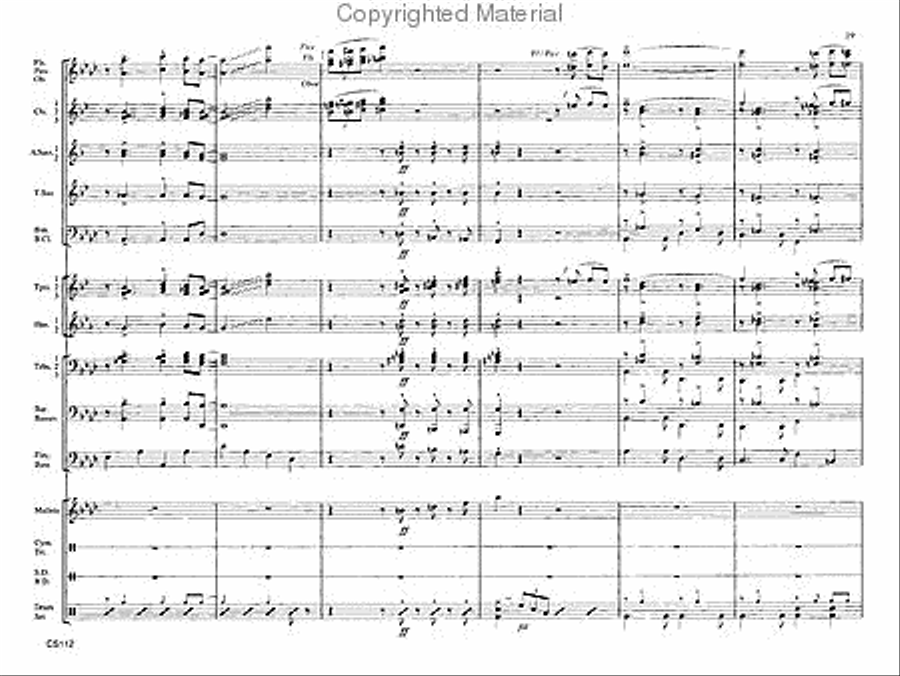 Alexander's Ragtime Band Alexander's Ragtime Band Concert Band scores gallery preview page 19